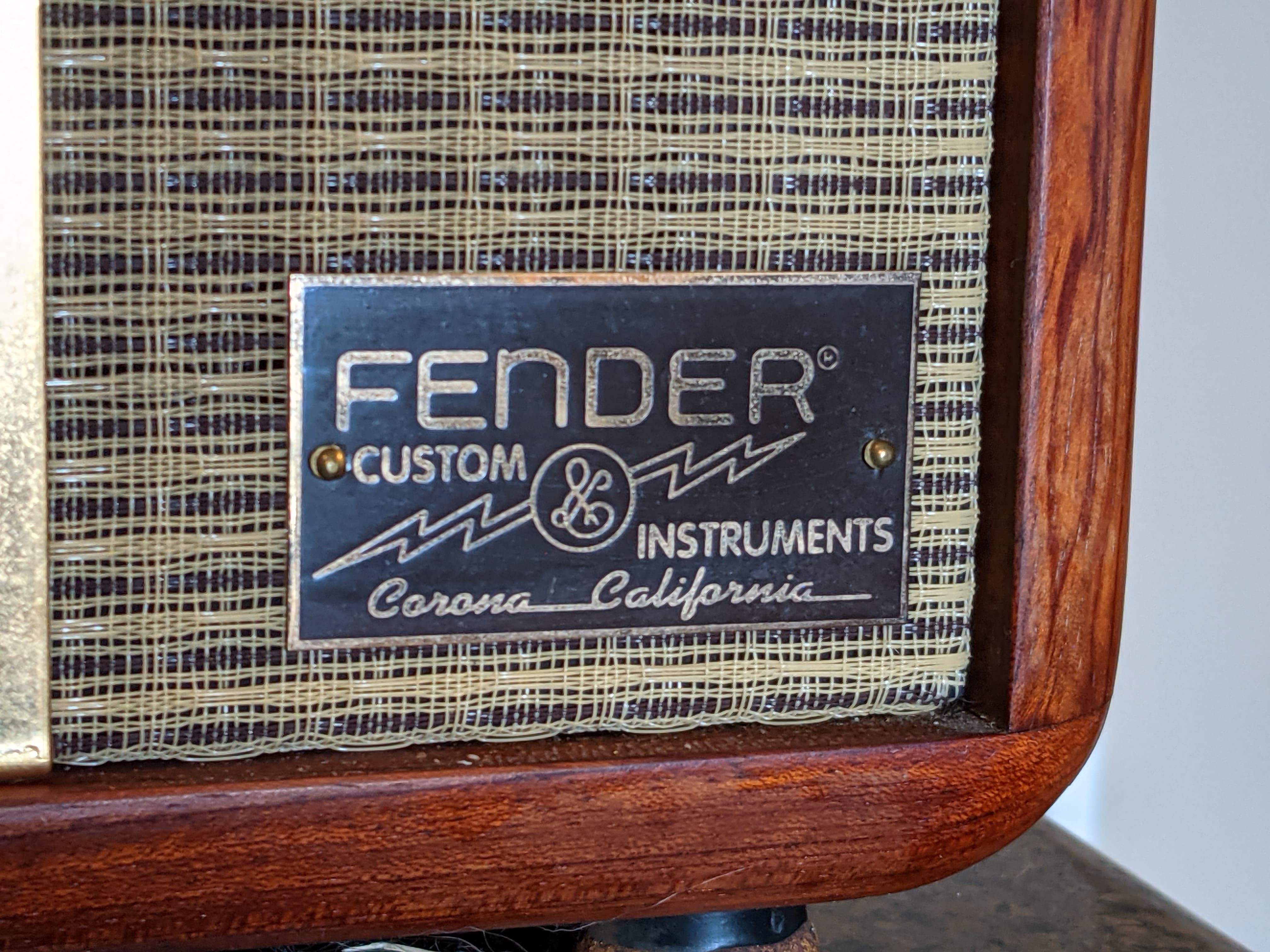 Sold Fender Woody Pro Exotic Bubinga Combo Amp (pics) The Gear Page